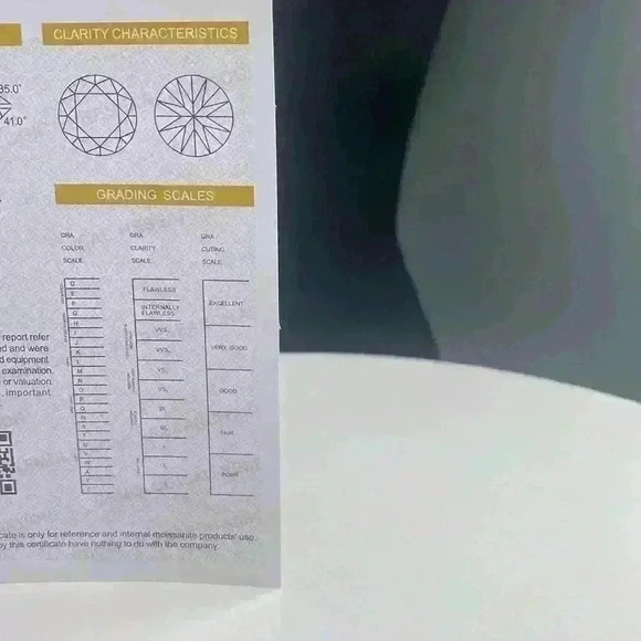 MOISSANITE TENNIS BRACELET  GRA CERTIFIED 20ct t.w - Picture 5 of 5